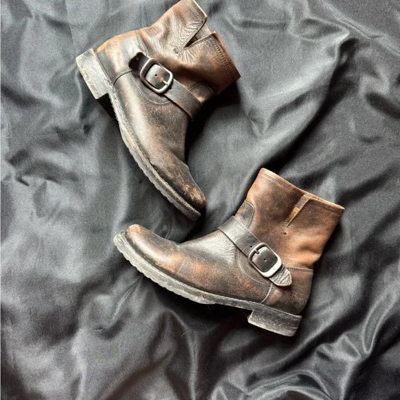 Frye Veronica bootie ankle boot real leather - Picture 1 of 5